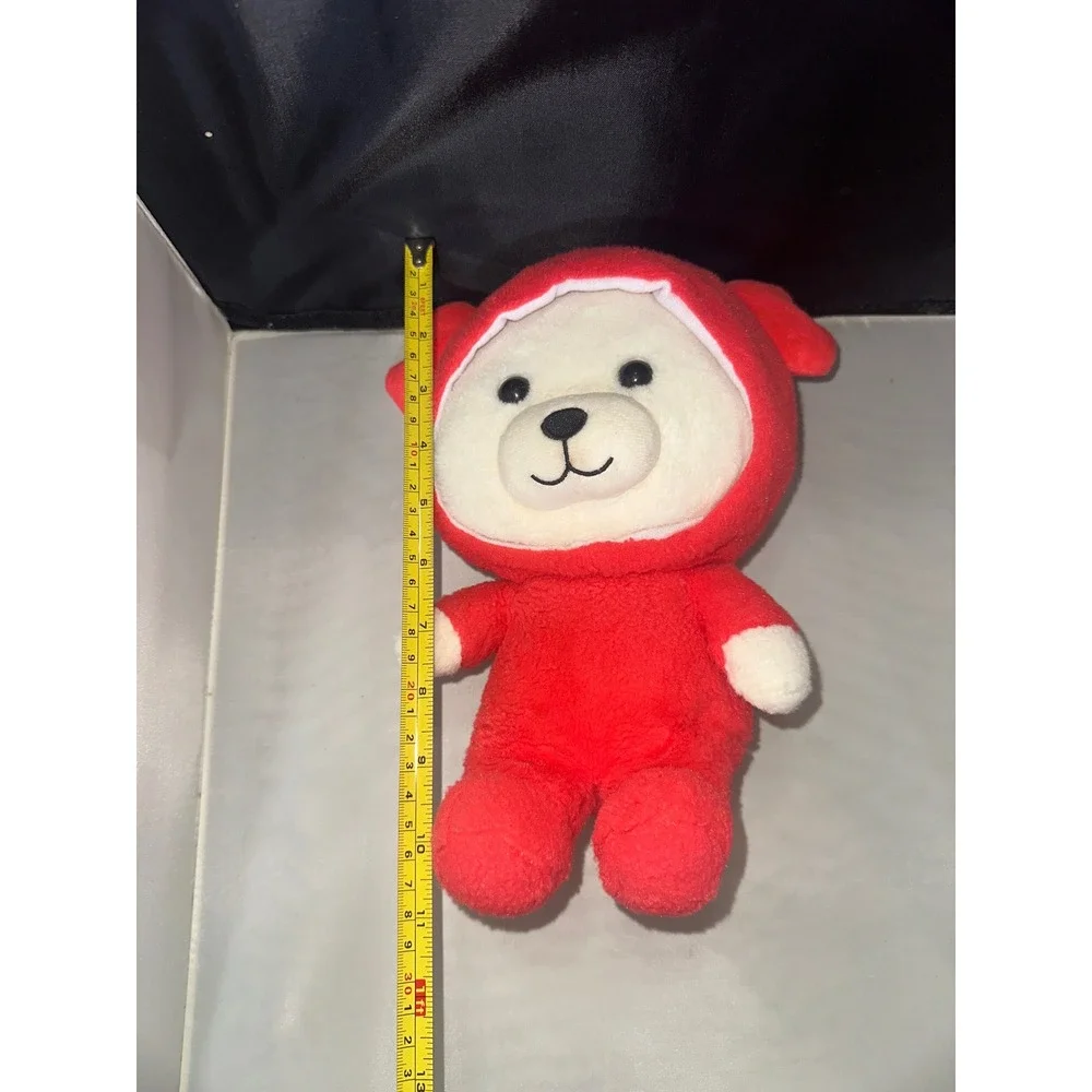 Kellytoy Plush White Bear in Red Crab Costume Stuffed Animal 10